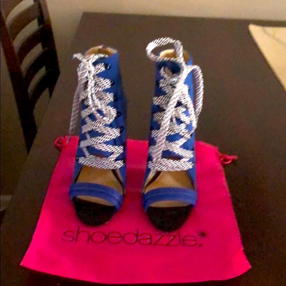 Gwen Stefani Indigo high heels